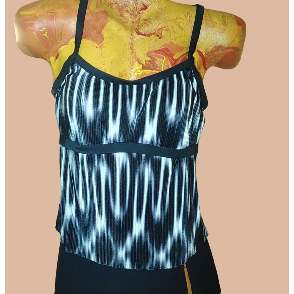 Maxine of Hollywood Top Swinsuit Swimwear Size 10 Scoop Neck